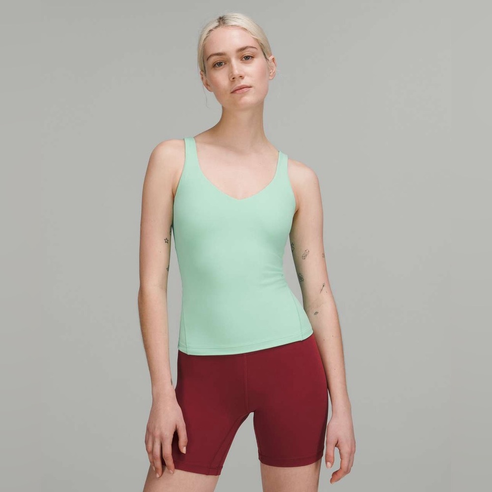Lululemon Align Tank Waist Length size 4/6 Wild Mint WLDM